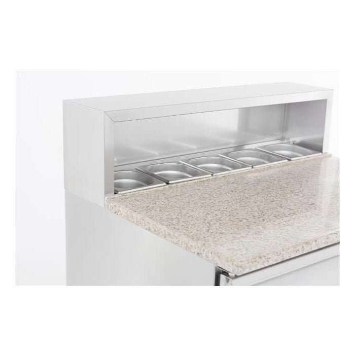 Table réfrigérée pizza 2 x GN 1/1 ou 5 x GN 1/6 - Combisteel