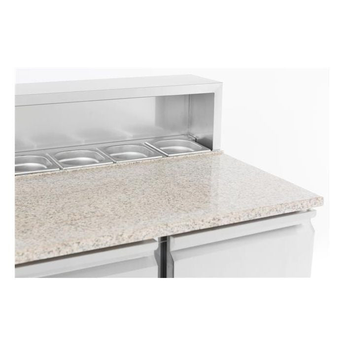 Table réfrigérée pizza 2 x GN 1/1 ou 5 x GN 1/6 - Combisteel