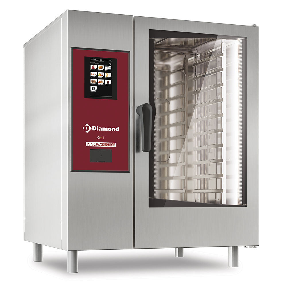 Four gaz touch vapeur directe / convection 10 x GN - Diamond