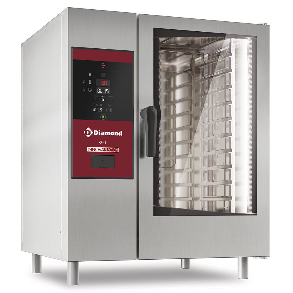 Four gaz vapeur boiler et convection 10 GN - Diamond