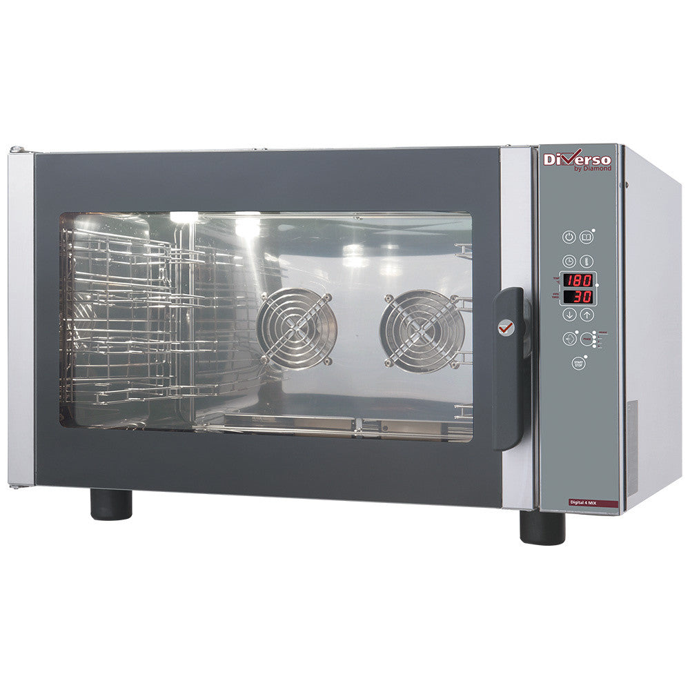 Four électrique vapeur-convection 4 GN - 600x400 - Diverso