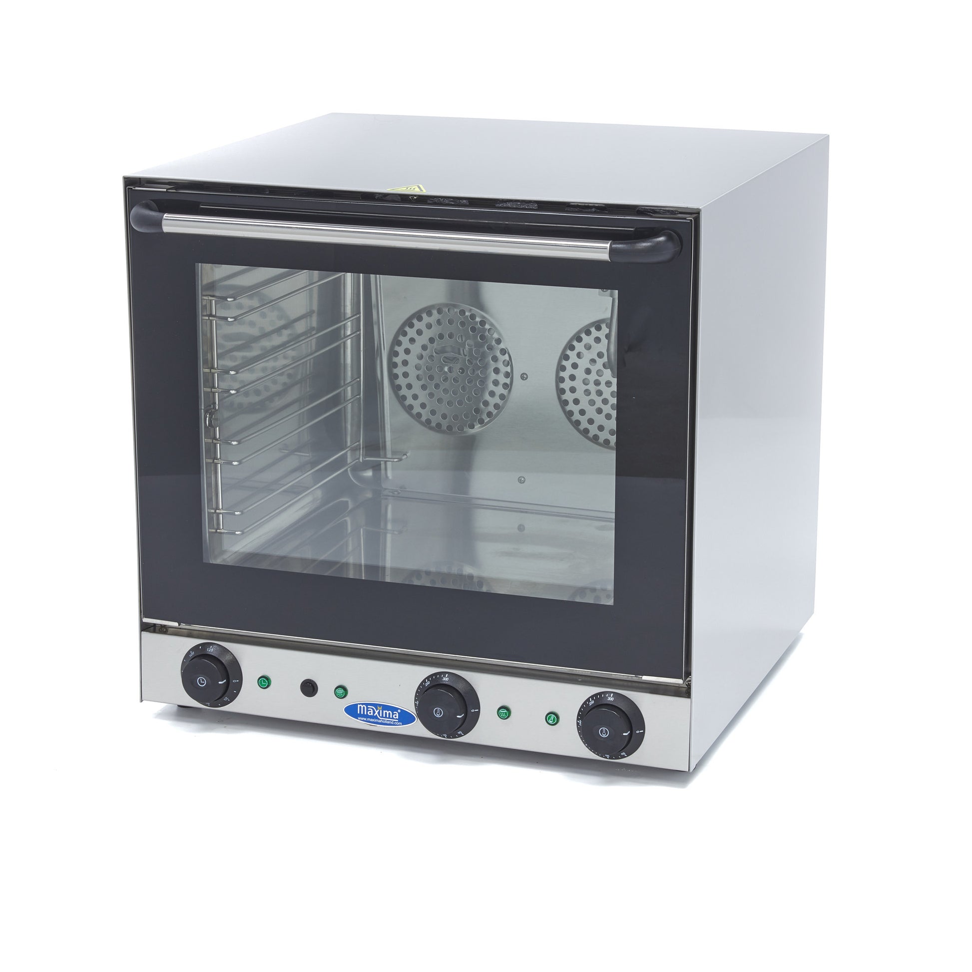 Four à Convection et Vapeur 4 Plaques - Minuterie 120 min - Gril & Cuisson Professionnel 600x600x580 mm 2670 W Maxima - Four mixte professionnel CHR - matériel cuisine pro - Cuistéo