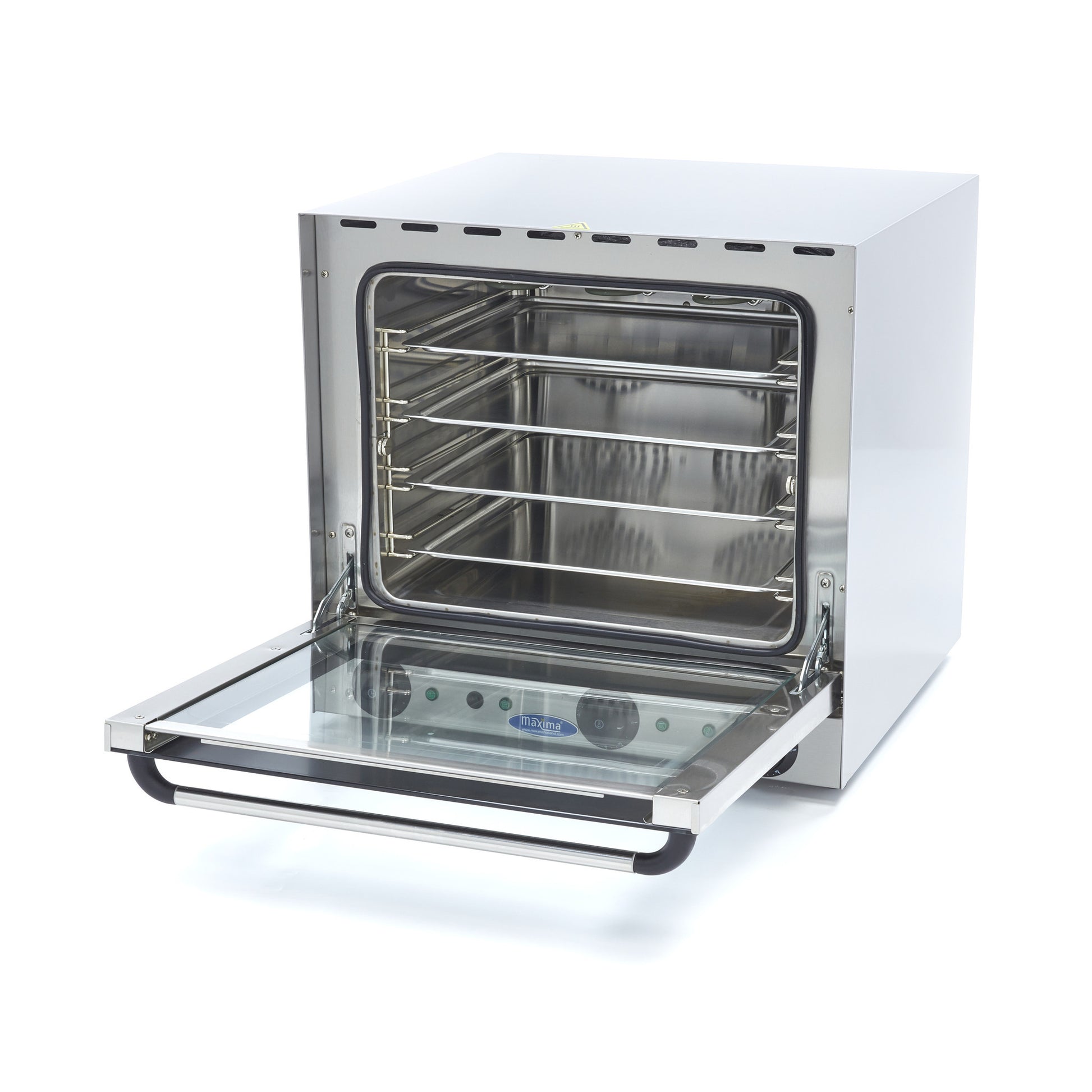 Four à Convection et Vapeur 4 Plaques - Minuterie 120 min - Gril & Cuisson Professionnel 600x600x580 mm 2670 W Maxima - vue 4 - Four mixte pro CHR - Cuistéo