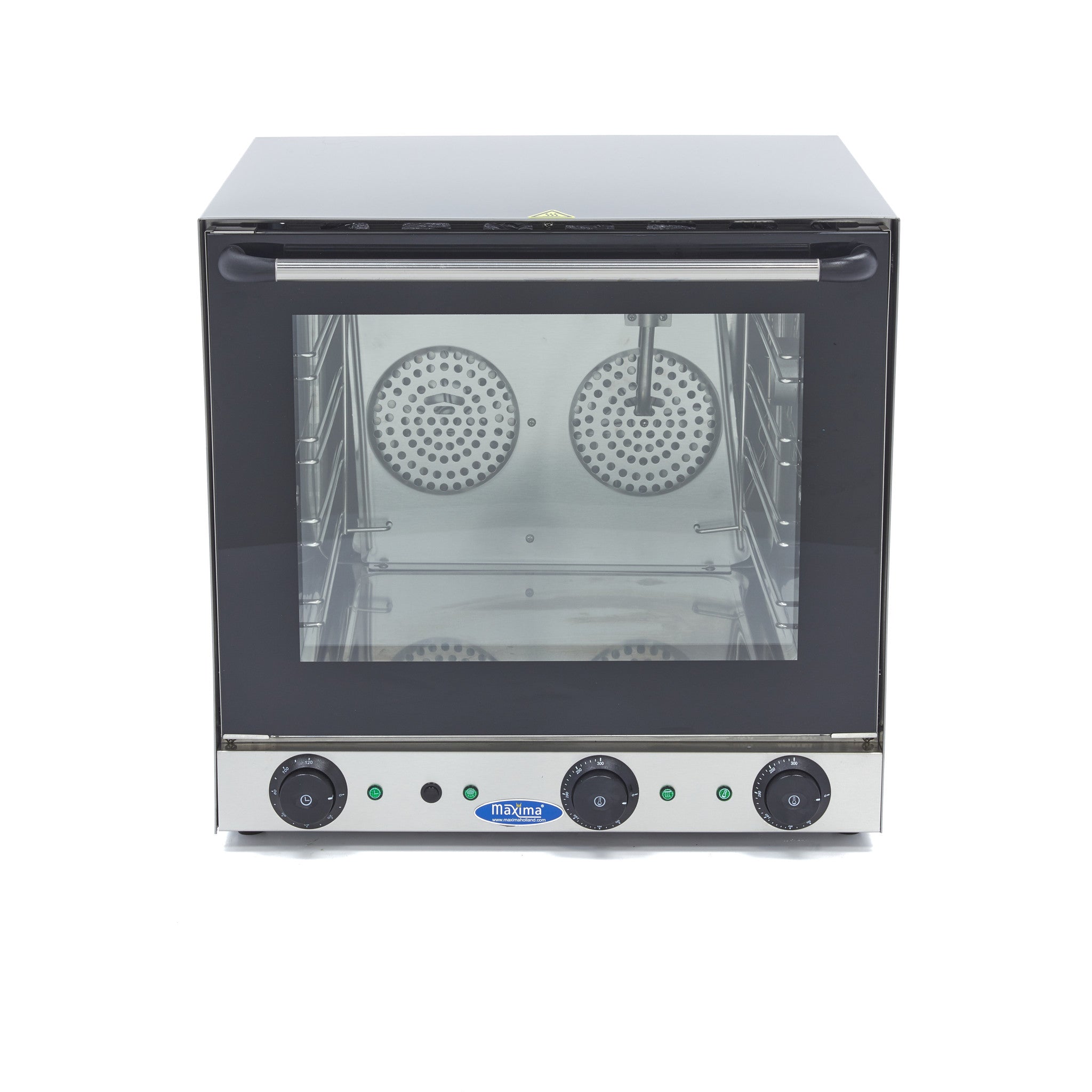Four à Convection et Vapeur 4 Plaques - Minuterie 120 min - Gril & Cuisson Professionnel 600x600x580 mm 2670 W Maxima - vue 7 - Four mixte pro CHR - Cuistéo