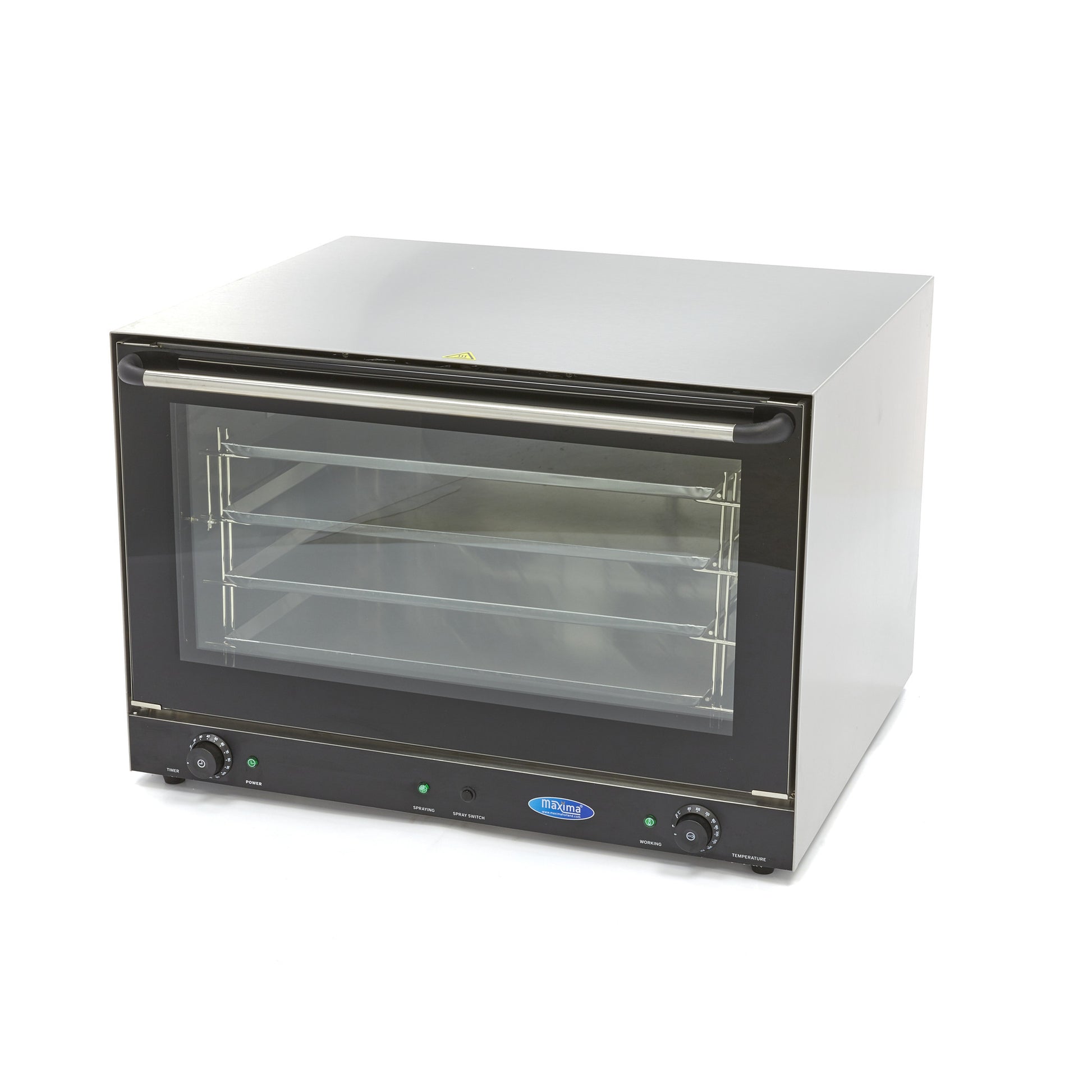 Four à convection - Vapeur - 4 plaques (60 x 40 cm) - 400V 6400 W Maxima - Four mixte professionnel CHR - matériel cuisine pro - Cuistéo