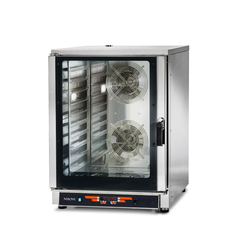 Four Mixte - 10 Niveaux GN 1/1 - Vapeur - 280°C - 12.7 kW - Digital - DIG 10 - Saro