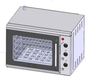 four cube à convection 4 grilles 550x365mm 2.85 kW Combisteel - Four à convection professionnel CHR - matériel cuisine pro - Cuistéo