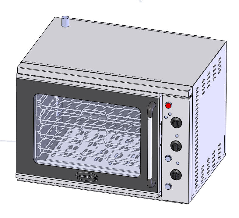 four cube à convection 4 grilles 550x365mm 2.85 kW Combisteel - Four à convection professionnel CHR - matériel cuisine pro - Cuistéo