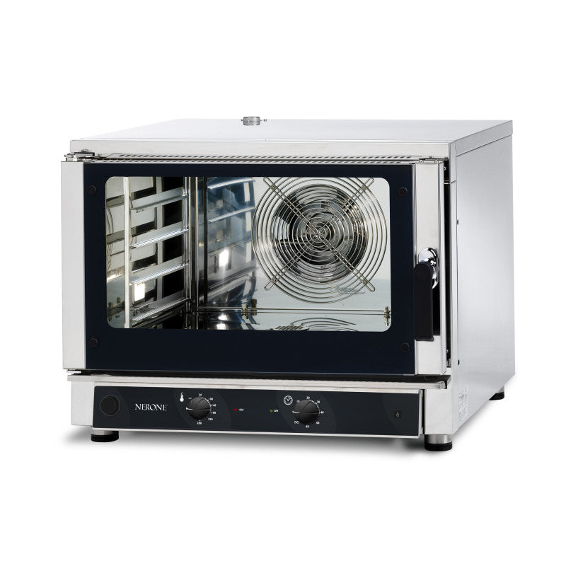 Four Mixte - 4 Niveaux GN 1/1 - Vapeur - 280°C - 5.45 kW - Manuel - MID 4 - Saro