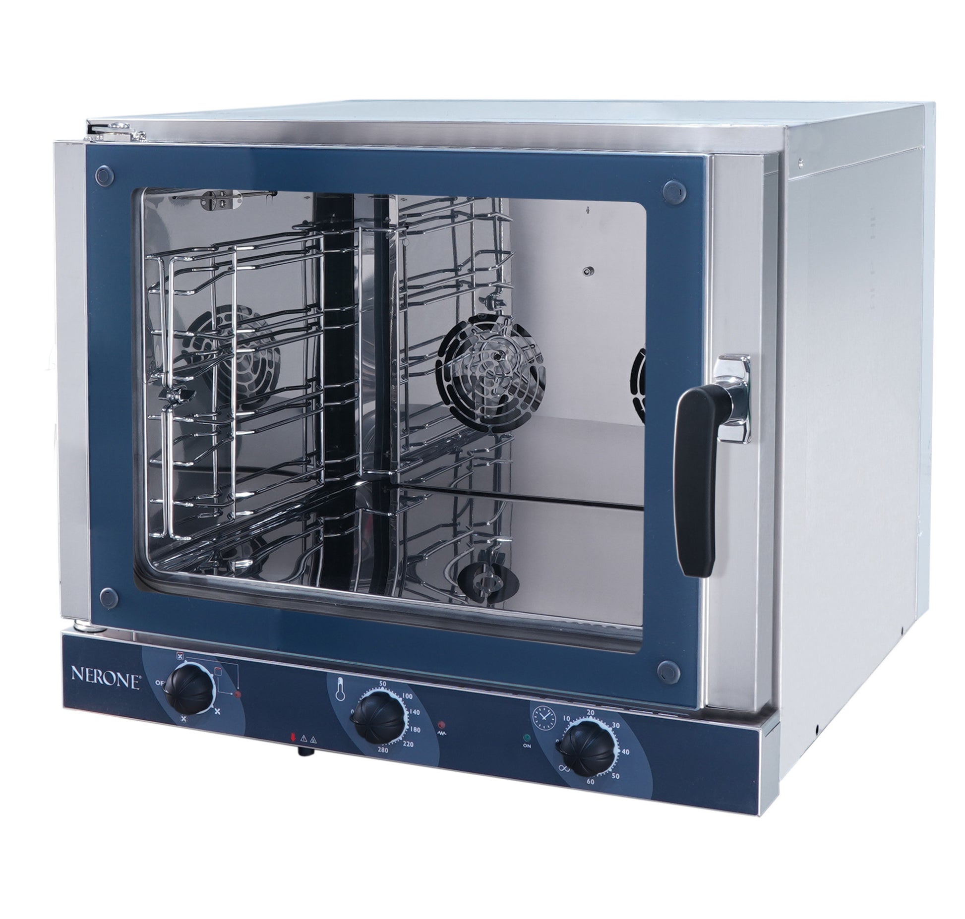 Four à convection EKO GN 4 grilles GN 1/1 - 280°C - Contrôle manuel - 3,15 kW - Performance pro 4 L Saro - Four à convection professionnel CHR - matériel cuisine pro - Cuistéo