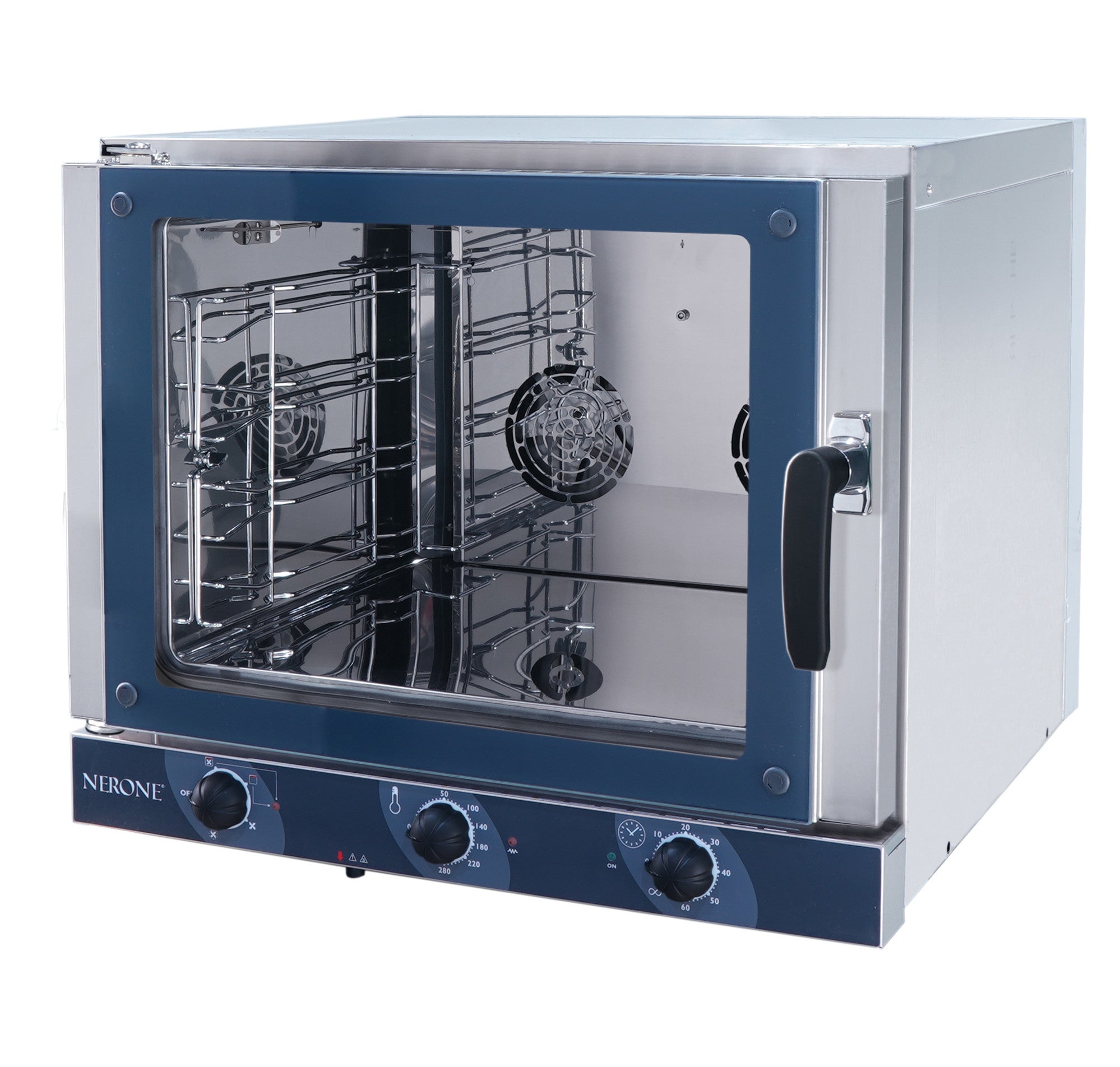 Four à convection EKO GN 4 grilles GN 1/1 - 280°C - Contrôle manuel - 3,15 kW - Performance pro 4 L Saro - Four à convection professionnel CHR - matériel cuisine pro - Cuistéo