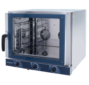 Four à Convection 4 Grilles GN 1/1 - 280°C - 3.15 kW - Manuel - Acier Inox - EKO GN Saro - Four à convection professionnel CHR - matériel cuisine pro - Cuistéo