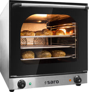 Four professionnel à convection 4 plateaux 435x315 mm - 60-300°C - Double ventilateur 2,67 kW - TERNI Saro - Four à convection professionnel CHR - matériel cuisine pro - Cuistéo