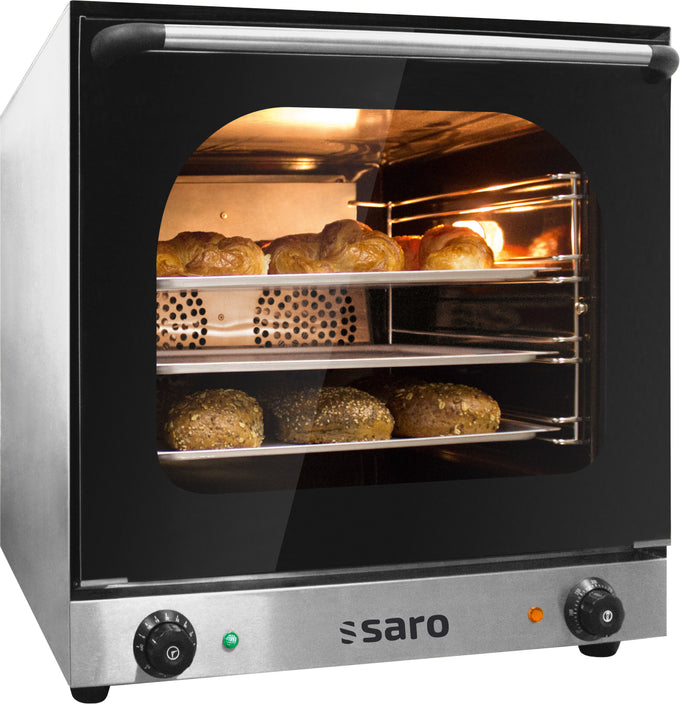 Four professionnel à convection 4 plateaux 435x315 mm - 60-300°C - Double ventilateur 2,67 kW - TERNI Saro - Four à convection professionnel CHR - matériel cuisine pro - Cuistéo