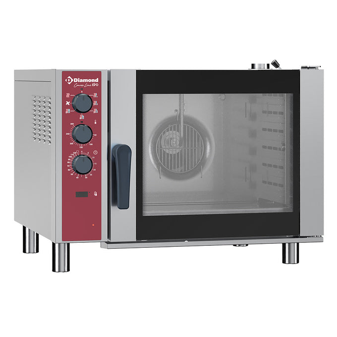 Four convection électrique 6xGN 1/1 - humidificateur - Diamond