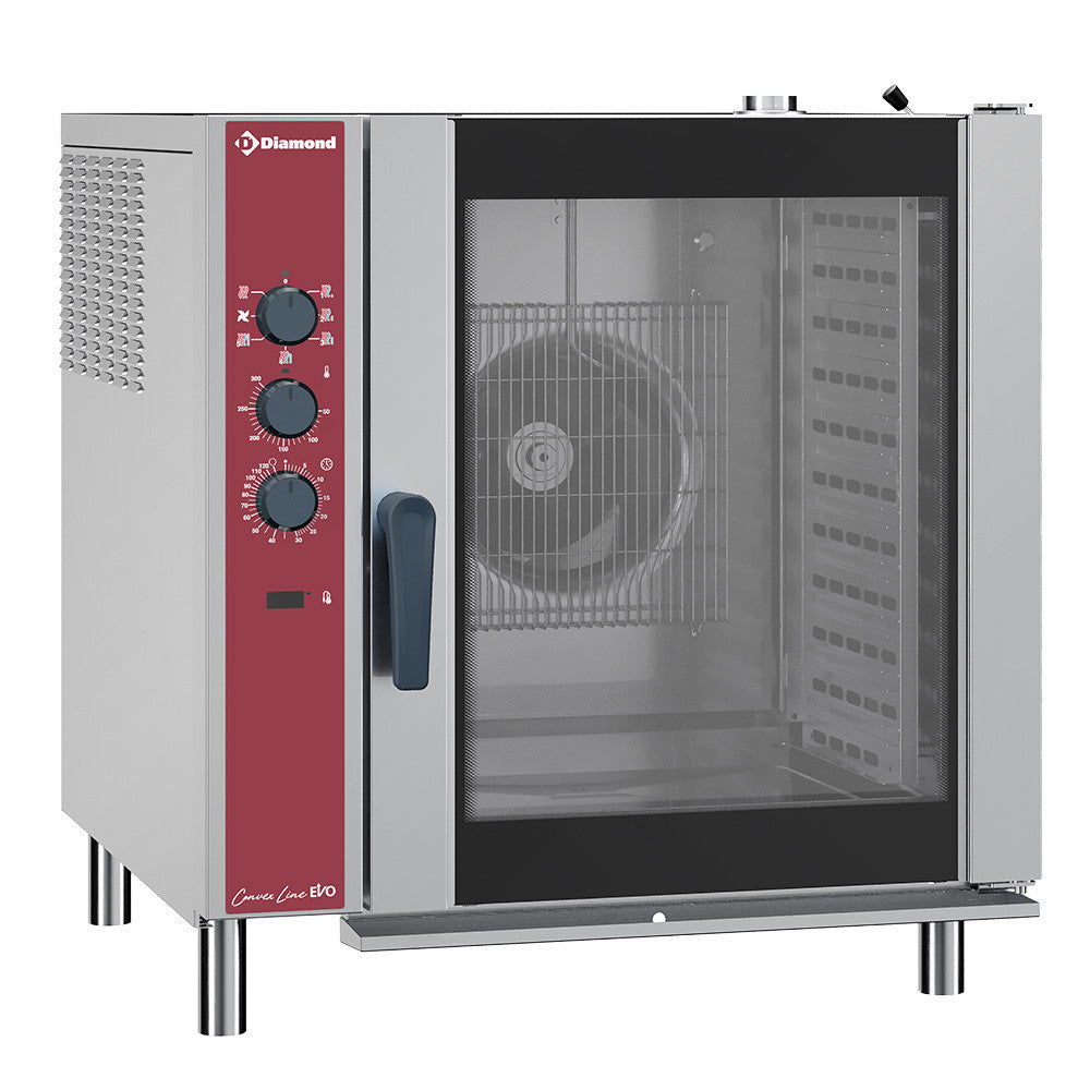 Four à convection électrique -10x GN 1/1 / humidificateur - Diamond
