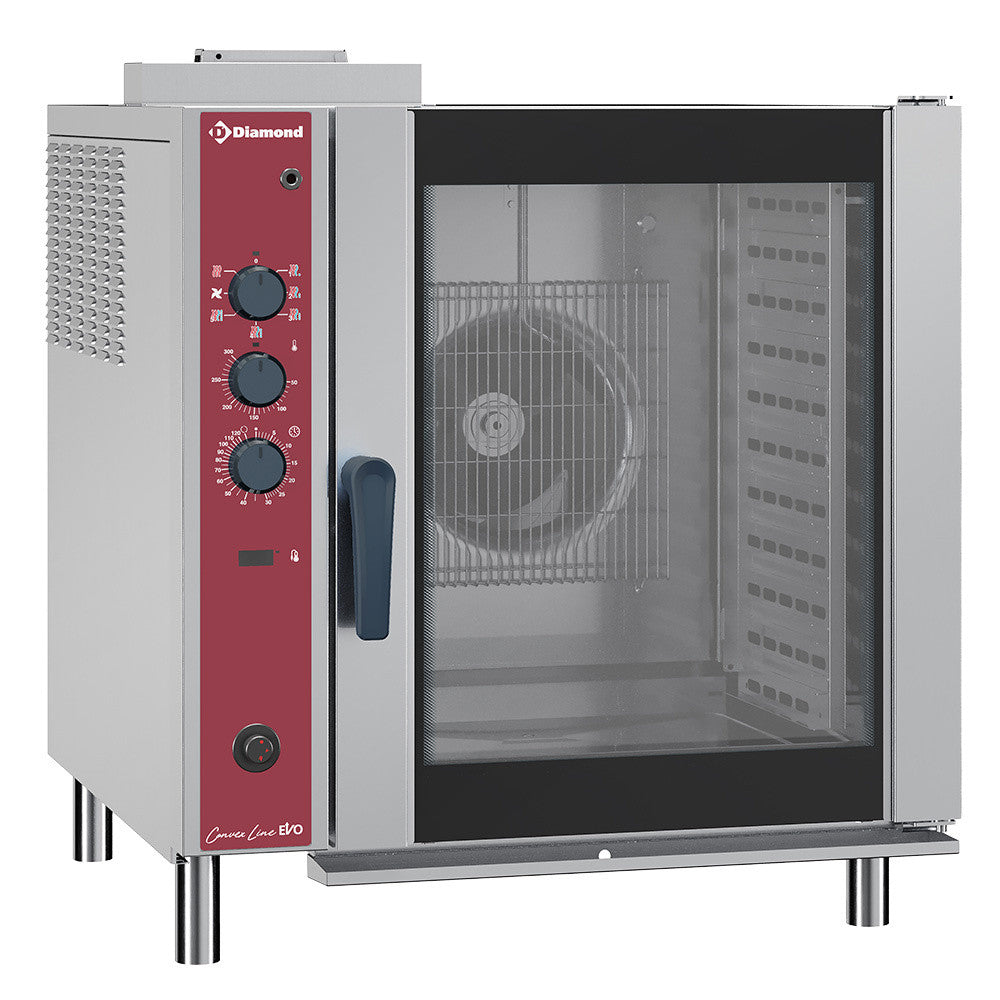 Four à gaz convection 10x GN 1/1 - humidificateur - Diamond