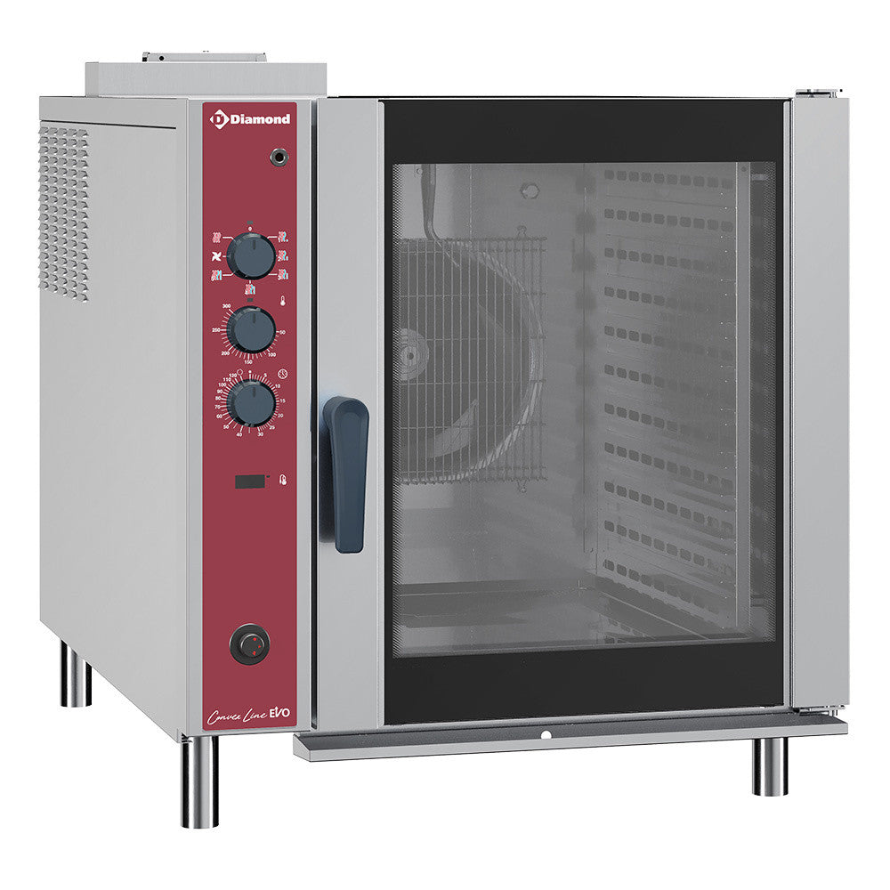 Four gaz à convection 10x GN 2/1 - humidificateur - Diamond