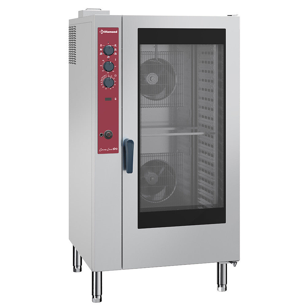 Four à gaz convection 20x gn1/1 - humidificateur - Diamond