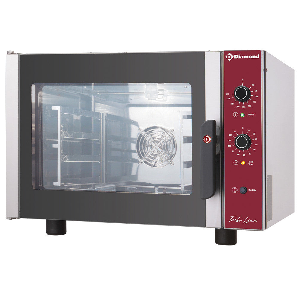 Four électrique/convection 4x GN 2/3 + humidificateur - Diamond