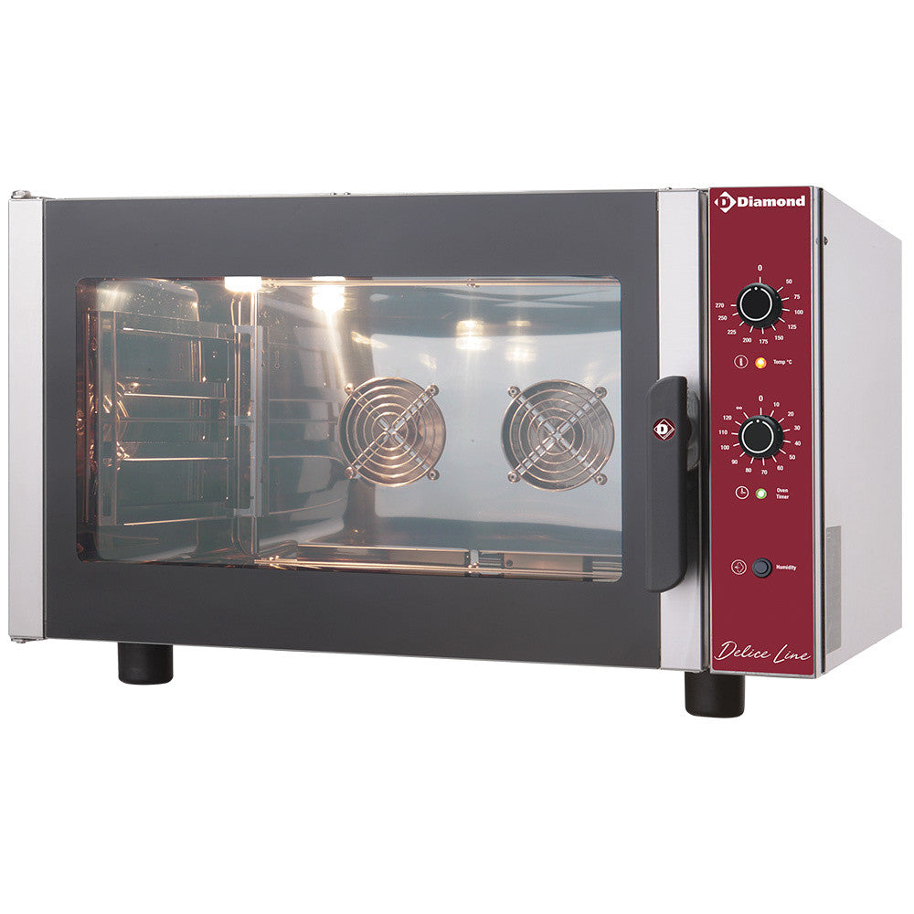 Four électrique à convection 4x600x400 mm + humidificateur - Diamond