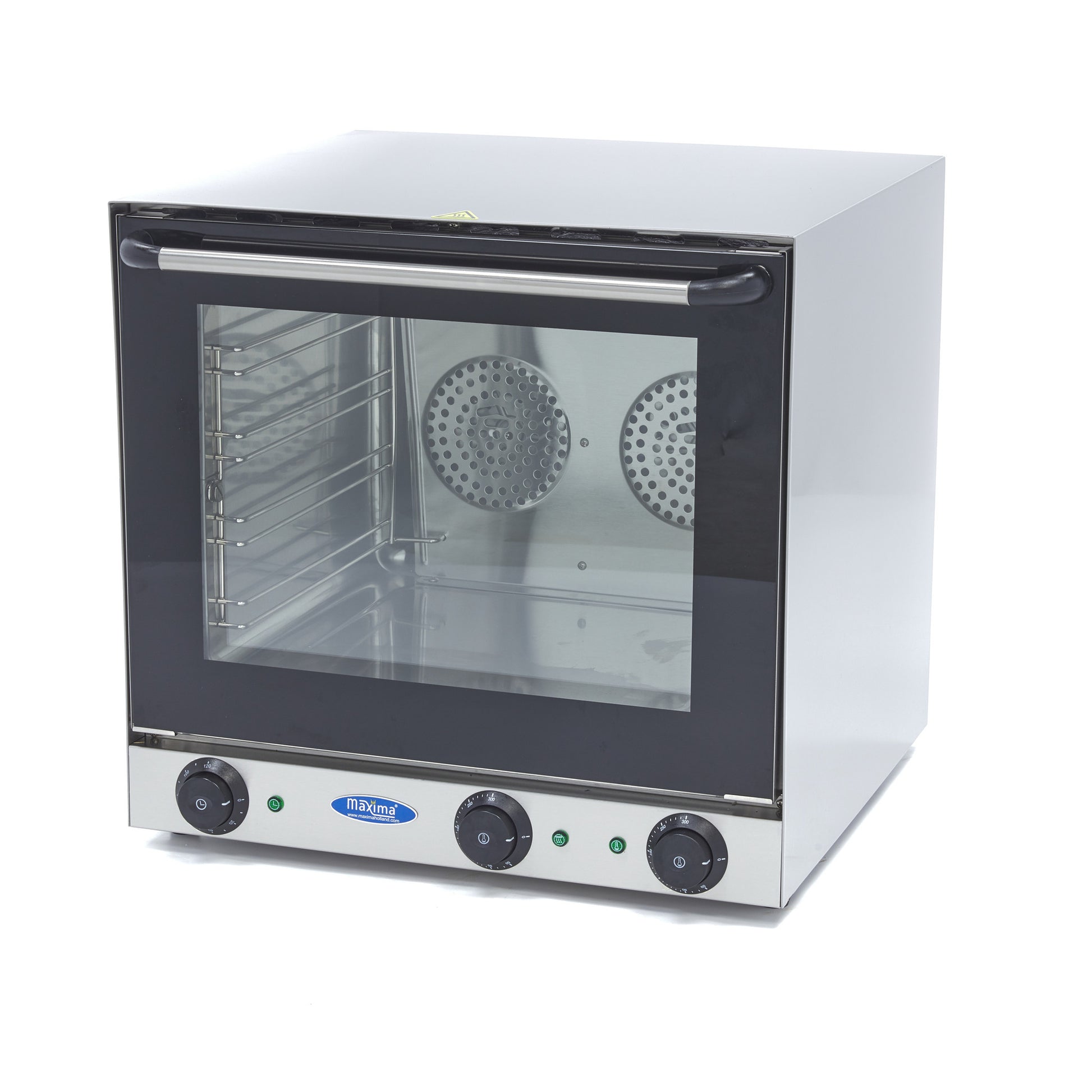 Four à convection - Grill - 4 plaques - Minuterie intégrée - 300°C 2670 W Maxima - Four à convection professionnel CHR - matériel cuisine pro - Cuistéo