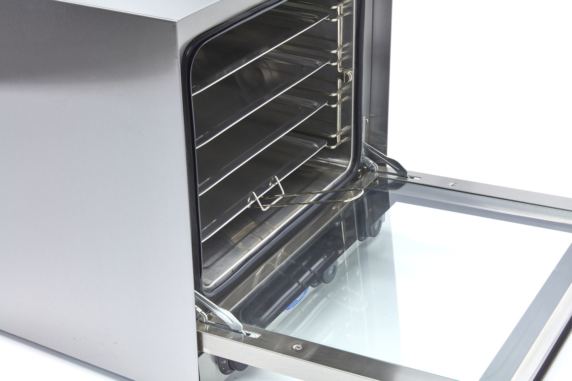 Four à convection - Grill - 4 plaques - Minuterie intégrée - 300°C 2670 W Maxima - vue 2 - Four à convection pro CHR - Cuistéo