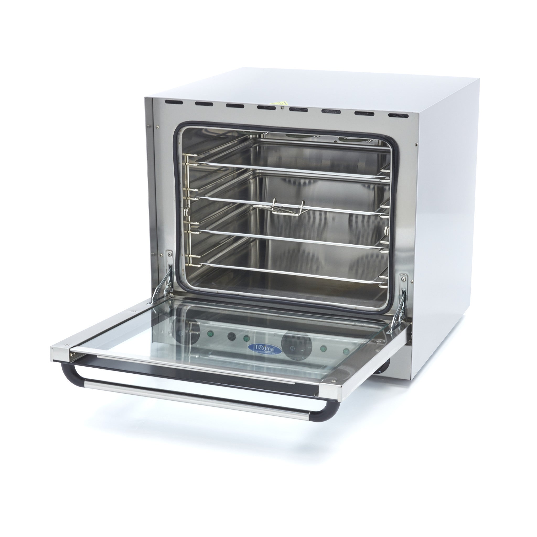 Four à convection - Grill - 4 plaques - Minuterie intégrée - 300°C 2670 W Maxima - vue 3 - Four à convection pro CHR - Cuistéo