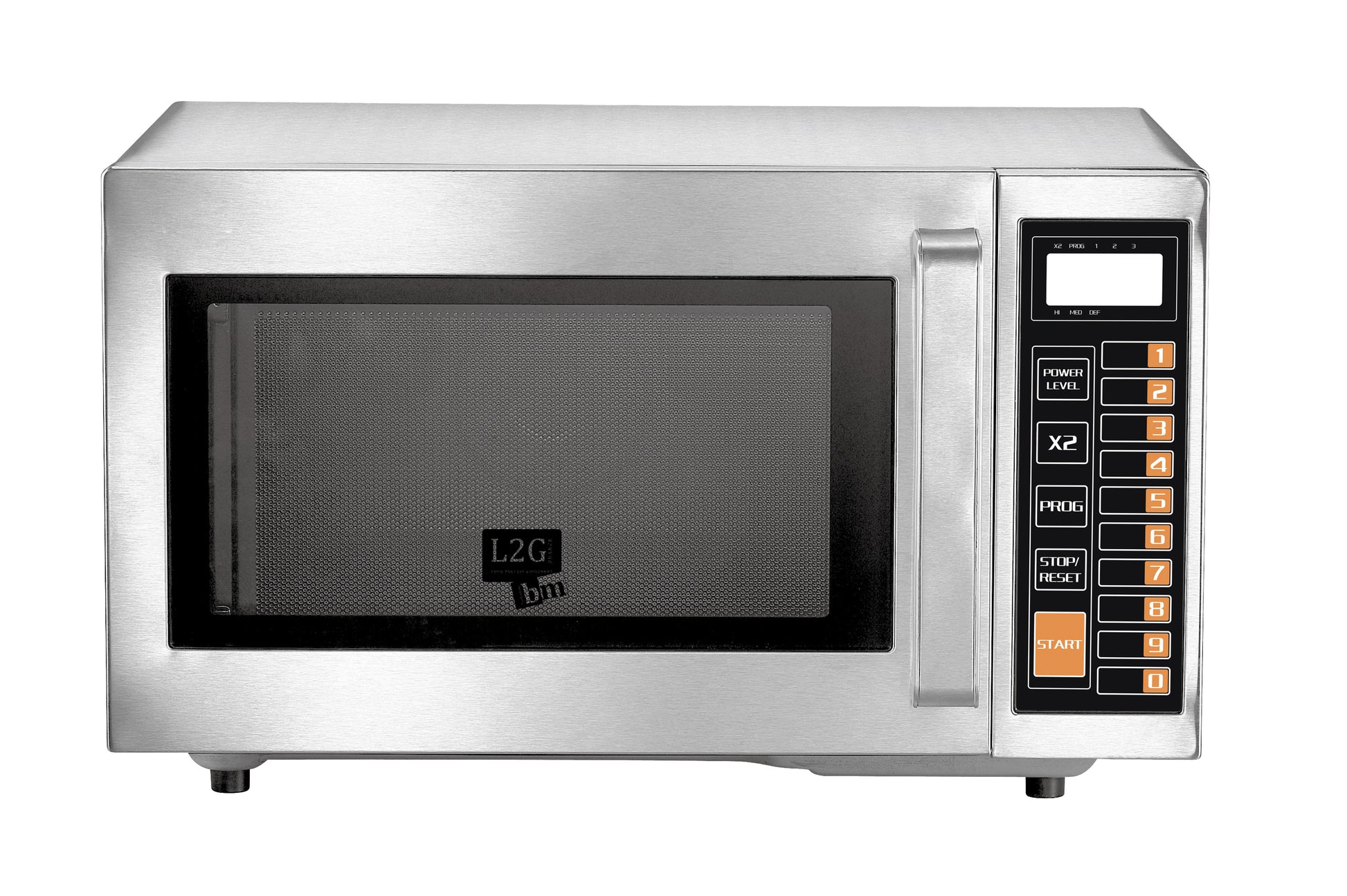 Four micro-ondes professionnel - 25L - 1000W - 3 niveaux puissance - 20 programmes Saro - Four micro-ondes professionnel CHR - matériel cuisine pro - Cuistéo