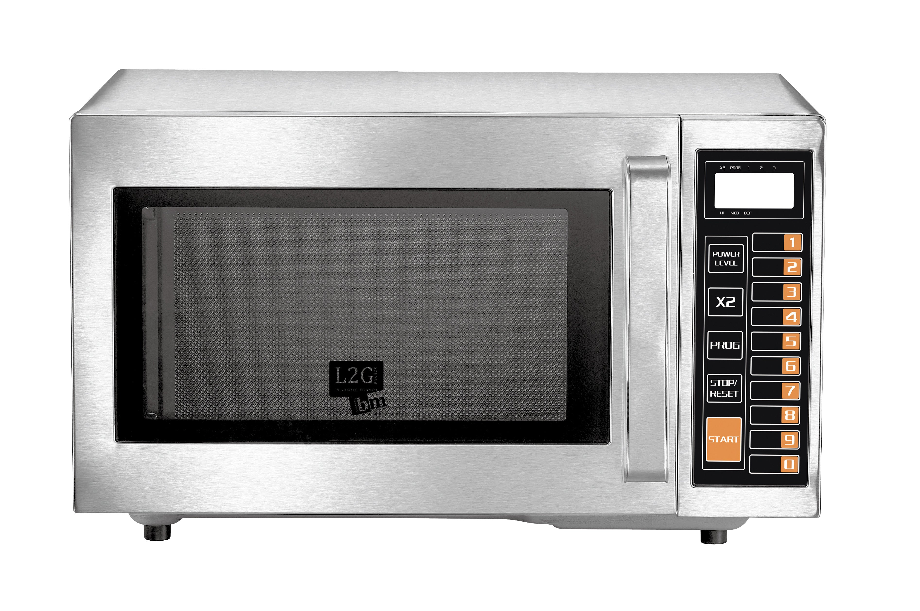 Four micro-ondes professionnel - 25L - 1000W - 3 niveaux puissance - 20 programmes Saro - Four micro-ondes professionnel CHR - matériel cuisine pro - Cuistéo