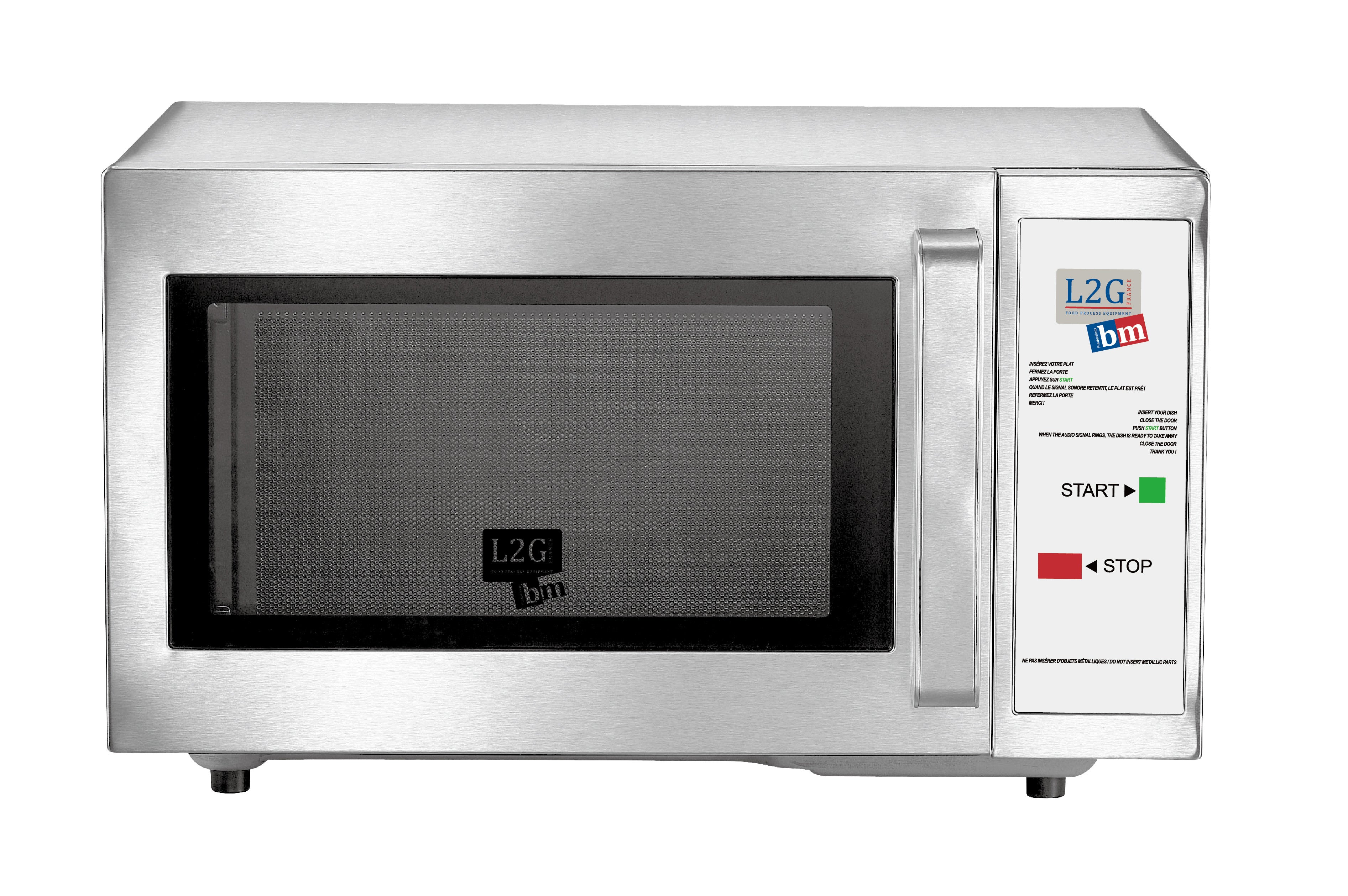 Four micro-ondes professionnel - 25L - 1000W - Auto-service - Démarrage rapide Saro - Four micro-ondes professionnel CHR - matériel cuisine pro - Cuistéo