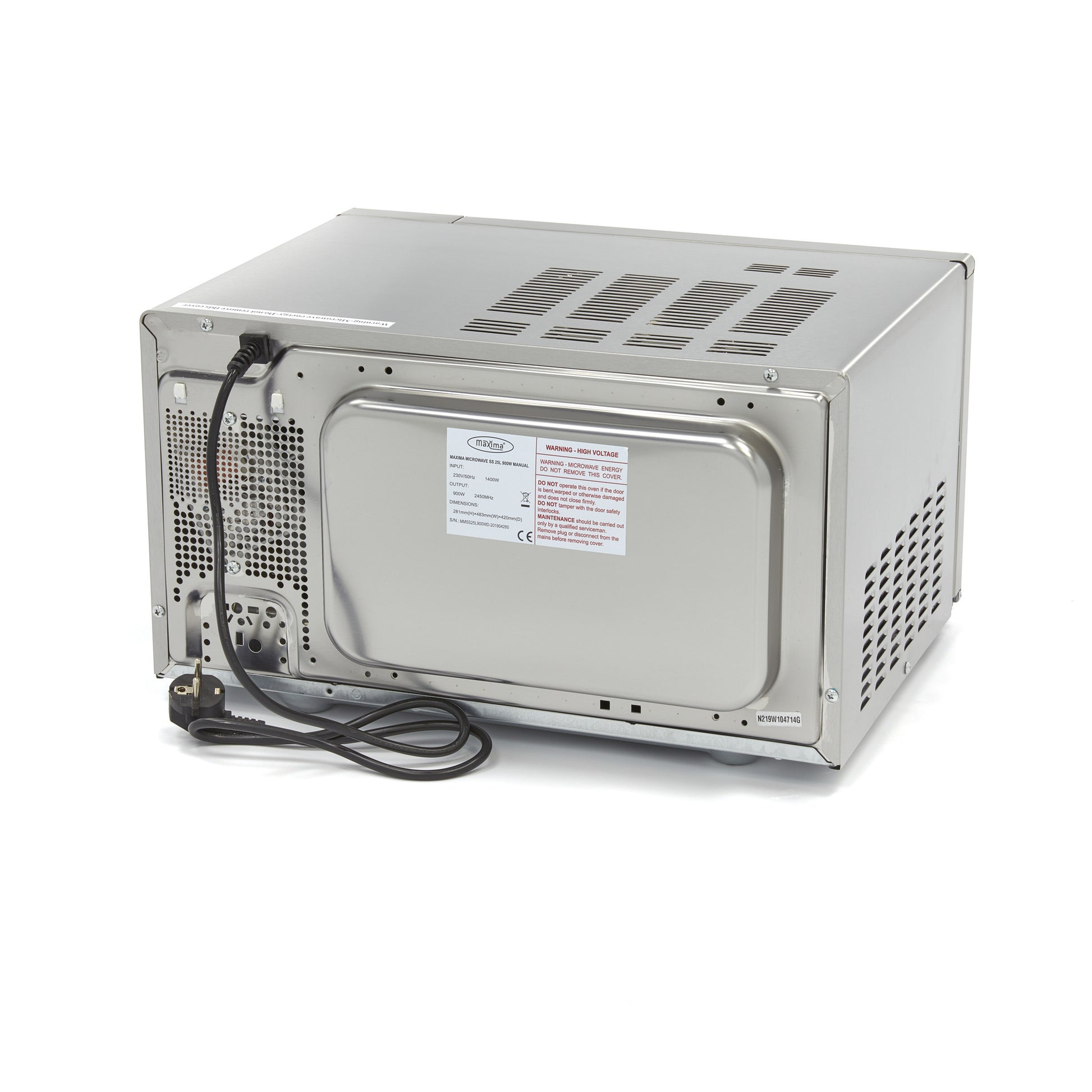 Four à micro-ondes professionnel 900W - 6 Programmes - Assiettes jusqu'à 33 cm - Idéal CHR Maxima - vue 5 - Four micro-ondes pro CHR - Cuistéo