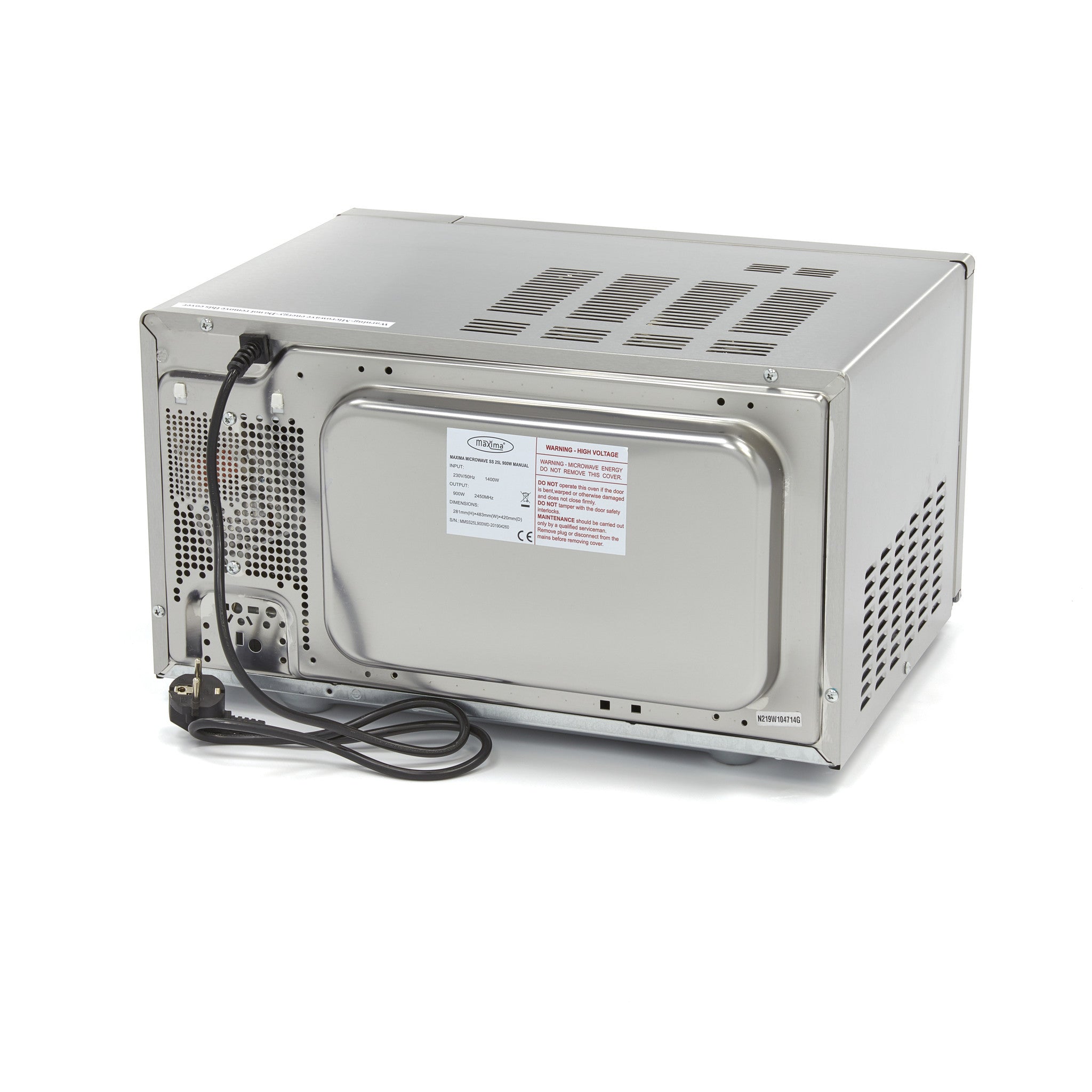 Four à micro-ondes professionnel 900W - 6 Programmes - Assiettes jusqu'à 33 cm - Idéal CHR Maxima - vue 5 - Four micro-ondes pro CHR - Cuistéo