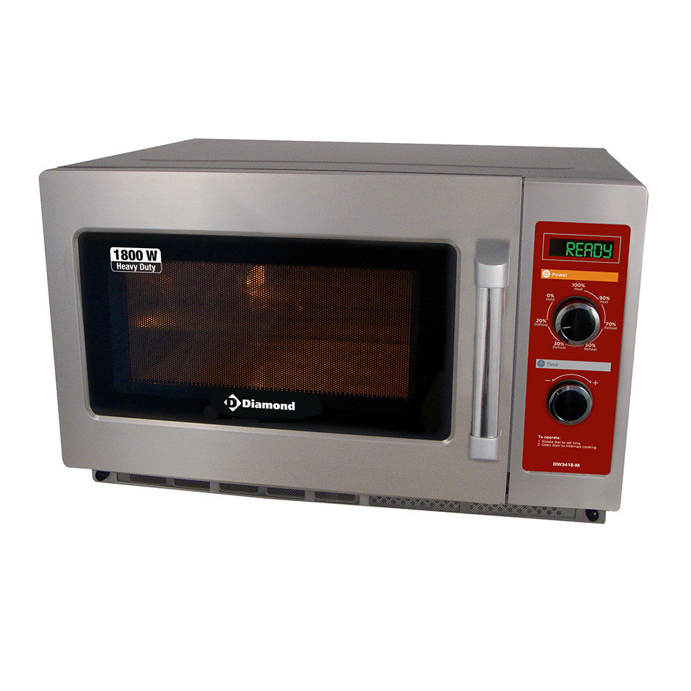 Four micro-ondes en inox - 1800 w - Diamond