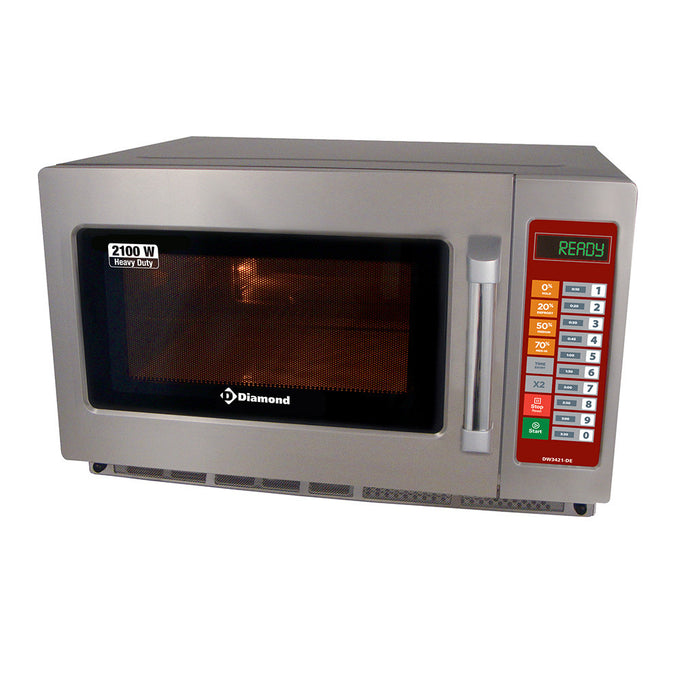 Four micro-ondes en inox 2100w - Diamond
