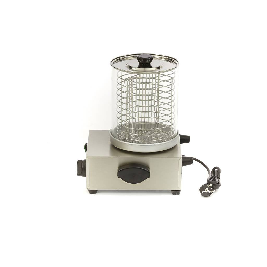 Réchauffe-saucisses - diam 20 x 24cm - Compatible lave-vaisselle 800 W Maxima - vue 4 - Appareil hot-dog pro CHR - Cuistéo