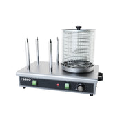 Chauffe hot-dogs - Verre - 4 barres - 0.65kW Saro - Appareil hot-dog professionnel CHR - matériel cuisine pro - Cuistéo