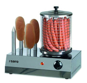 Chauffe hot-dogs - Verre - 4 barres - 1kW Saro - Appareil hot-dog professionnel CHR - matériel cuisine pro - Cuistéo