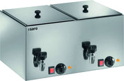 Chauffe-saucisses - Double - Inox - 2kW Saro - Appareil hot-dog professionnel CHR - matériel cuisine pro - Cuistéo