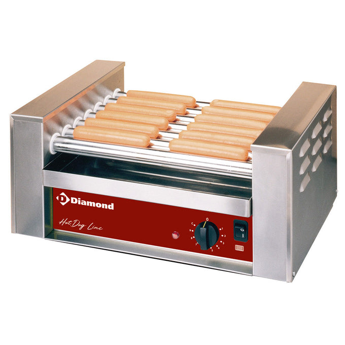 Grill saucisses électrique- 7 rouleaux - Diamond