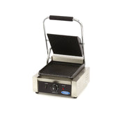 Grill - Rainuré - Plaque de Grill Simple - 22cm 1800 W Maxima - Grill panini professionnel CHR - matériel cuisine pro - Cuistéo