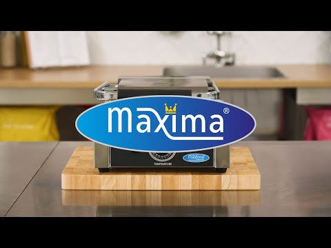 Grill - Rainuré - Plaque de Grill Simple - 22cm 1800 W Maxima - vue 5 - Grill panini pro CHR - Cuistéo