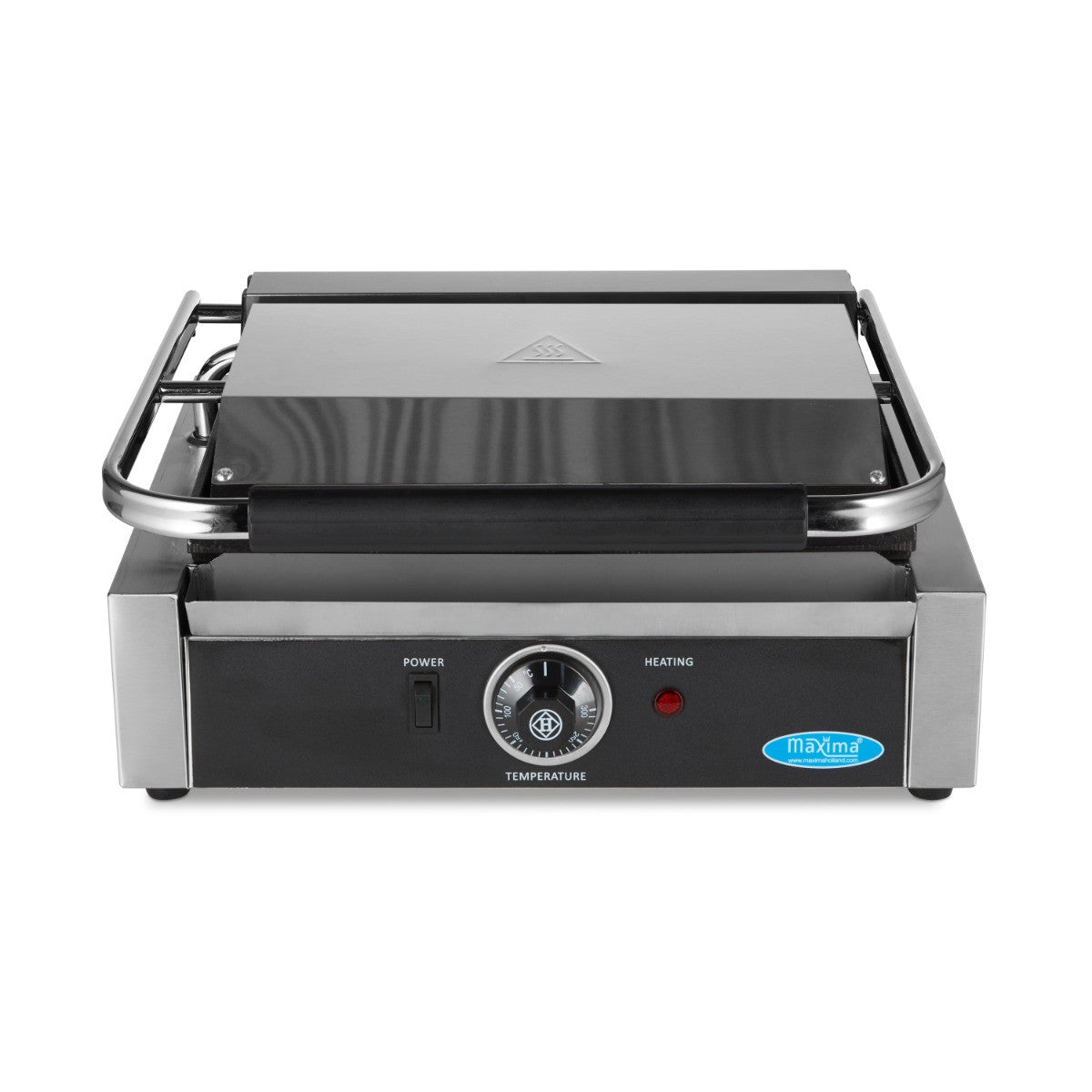Grill Rainurée - Plaque Simple - 33,5cm 2200 W Maxima - vue 3 - Grill panini pro CHR - Cuistéo