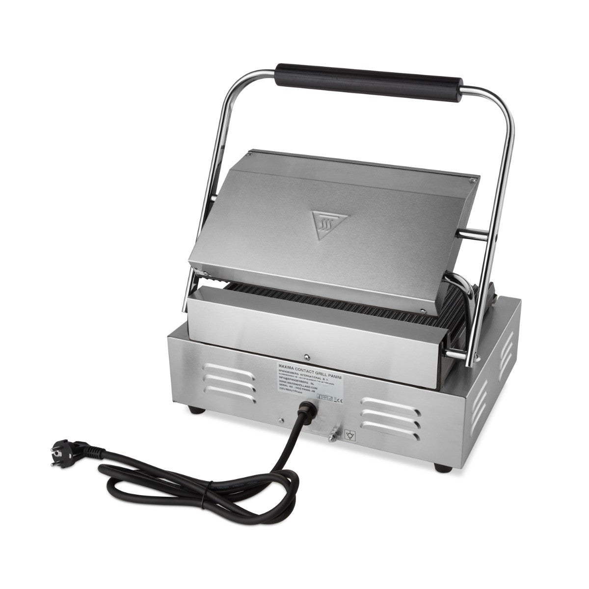 Grill Rainurée - Plaque Simple - 33,5cm 2200 W Maxima - vue 6 - Grill panini pro CHR - Cuistéo