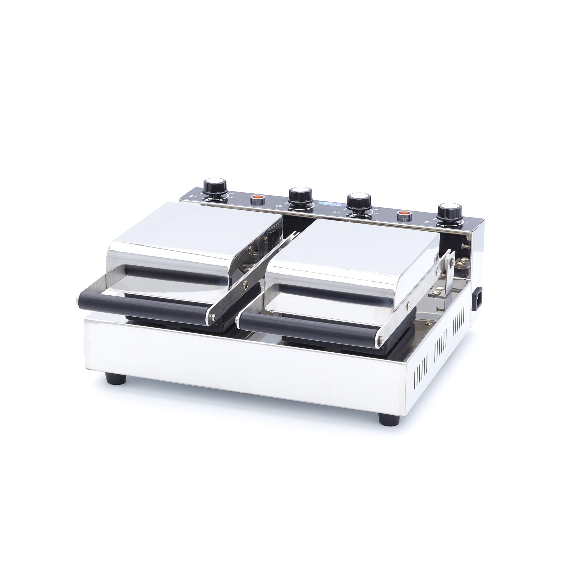 Machine à panini - 2 pièces - Gelato 1200 W Maxima - vue 3 - Grill panini pro CHR - Cuistéo