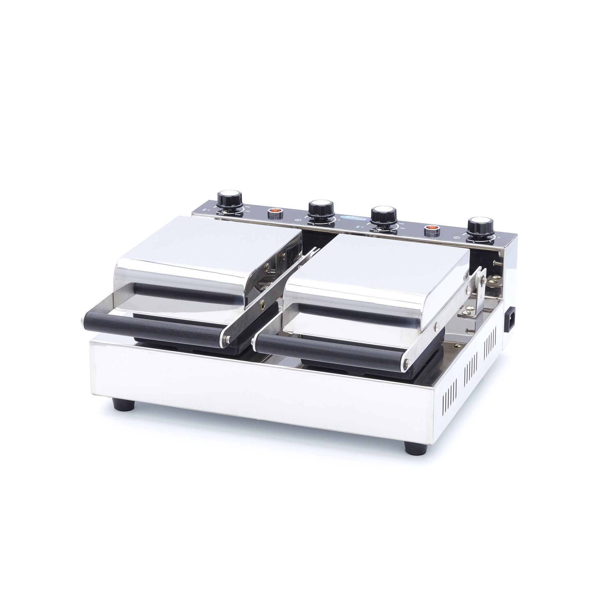 Machine à panini - 2 pièces - Gelato 1200 W Maxima - vue 3 - Grill panini pro CHR - Cuistéo