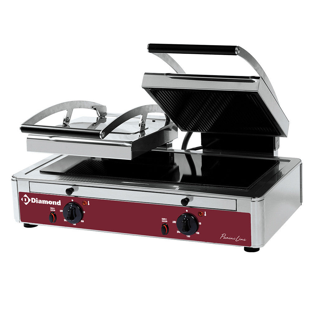 Grill panini double vitrocéramique - Diamond