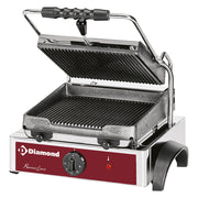 Grill panini élec - plaque rainurée - Diamond