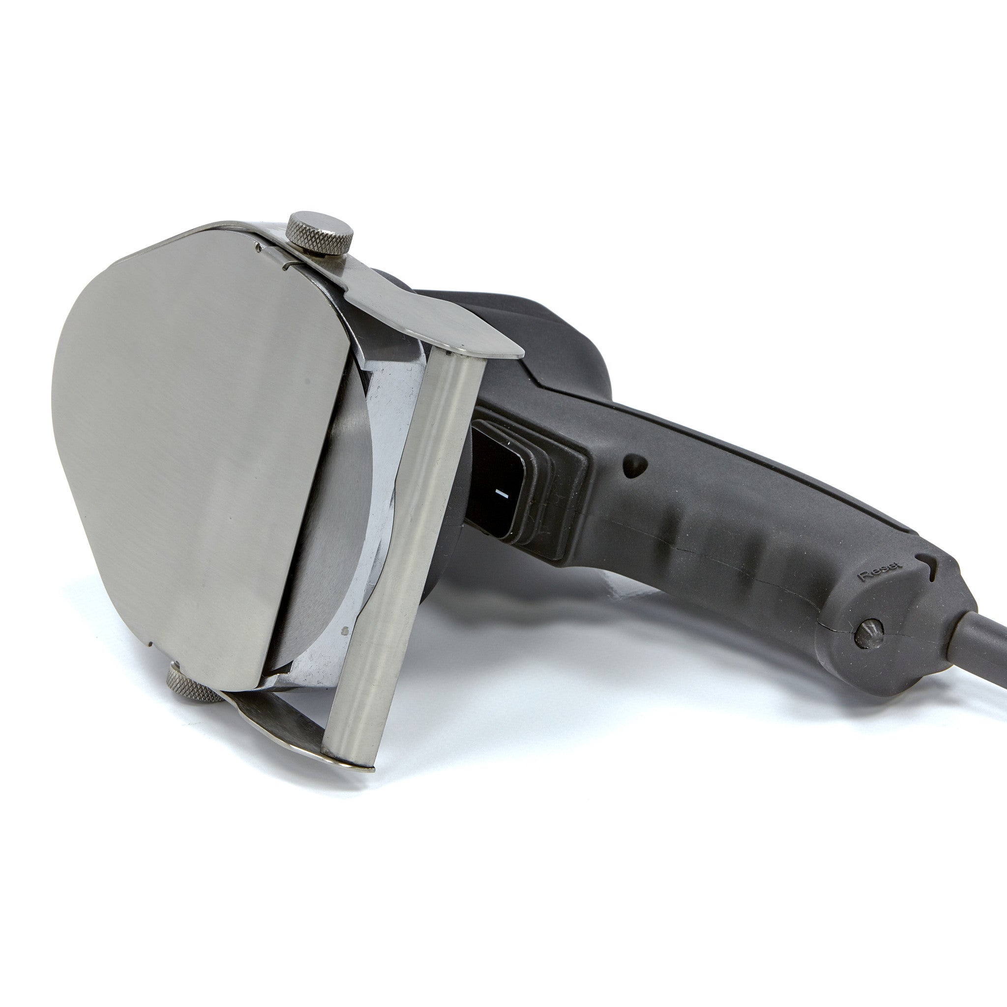 Couteau à Kebab - Épaisseur de coupe 0-8mm - Électrique - avec lame de rechange et aiguiseur 60 L 80 W Maxima - Couteau kebab professionnel CHR - matériel cuisine pro - Cuistéo
