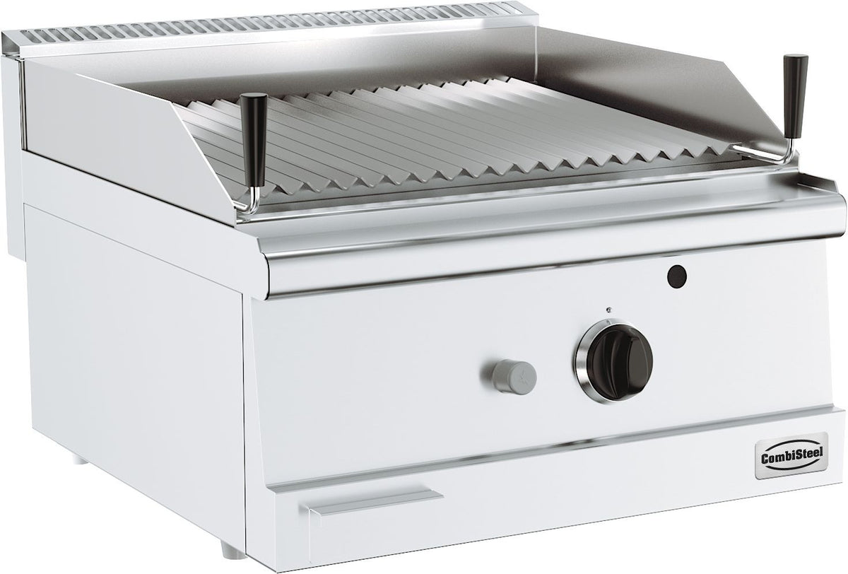 Grill pierre lavique gaz 600x600x300 mm 8.5 kW Combisteel - Grill pierre de lave professionnel CHR - matériel cuisine pro - Cuistéo